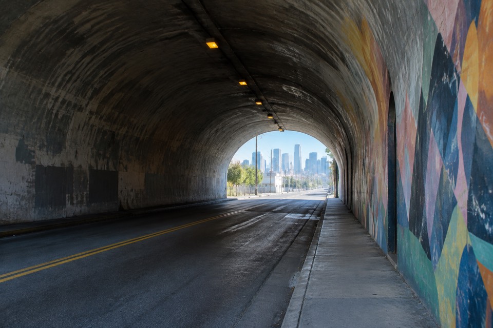 2nd Street Tunnel, Los Angeles