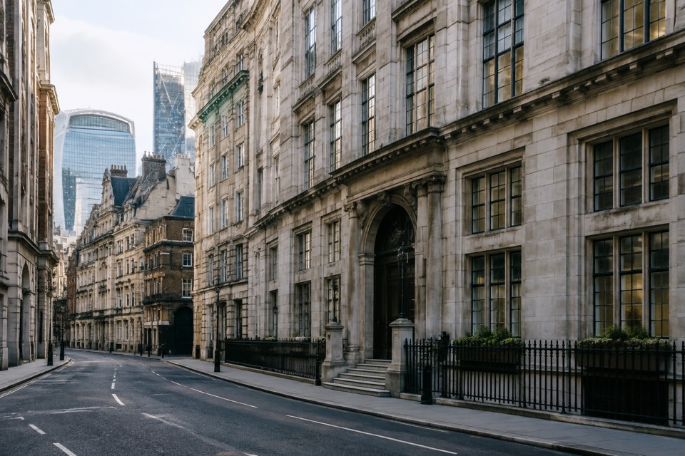 Aldersgate Street (Slough House exterior), London