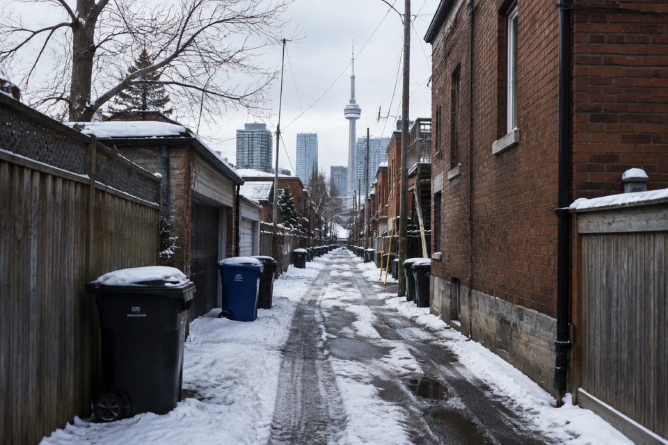 Back alley (Toronto), Toronto