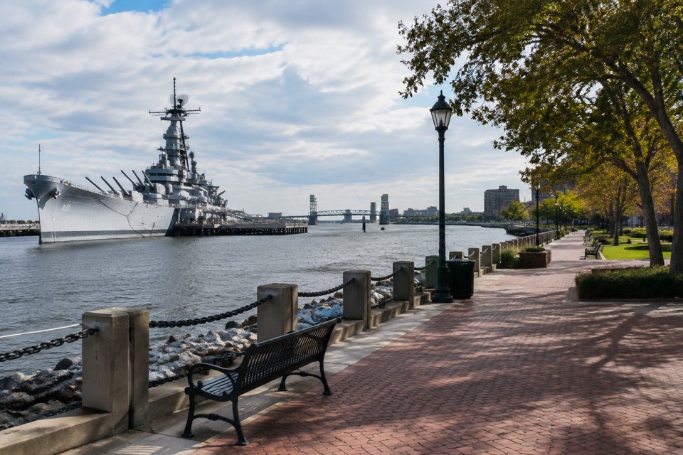 Battleship Park / River Court area, Wilmington