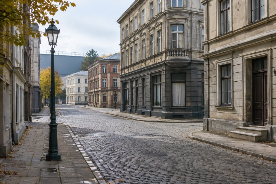 Berliner Straße backlot set, Potsdam