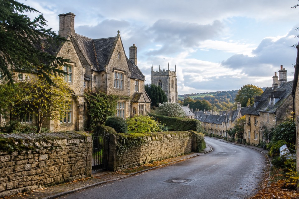 Blockley village (vicarage and streets), Blockley