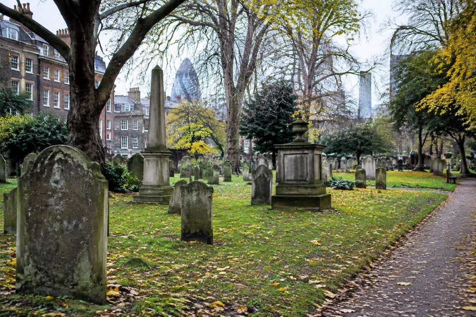 Bunhill Fields Burial Ground, London