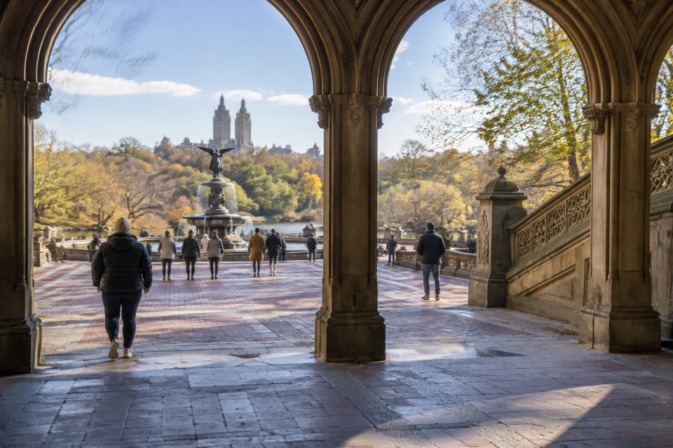 Central Park - Pinebank Arch / Bethesda Terrace area, New York