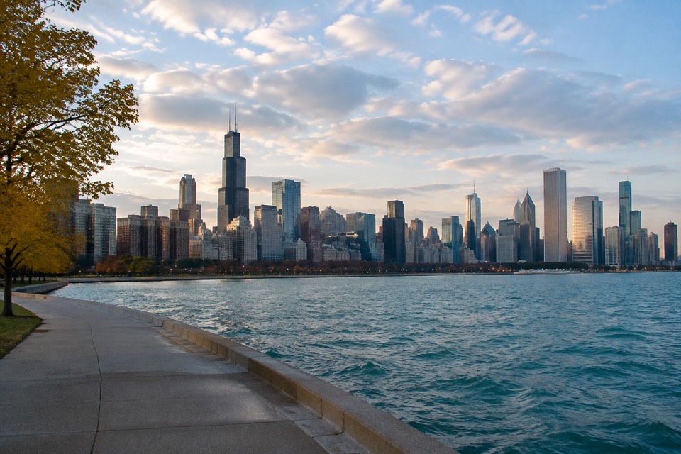 Chicago skyline / aerial views, Chicago