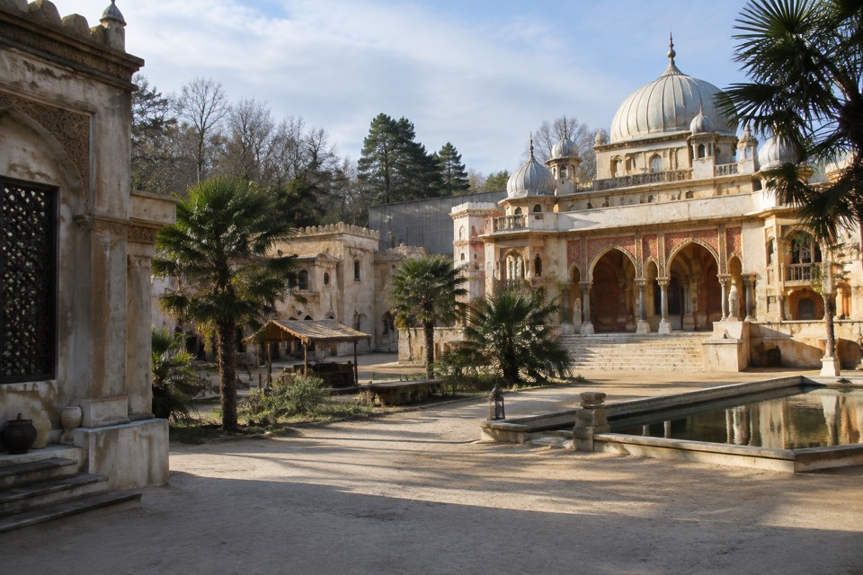 DEFA Studio grounds and sets (Oriental city, Sultan's palace, desert oasis), Potsdam-Babelsberg