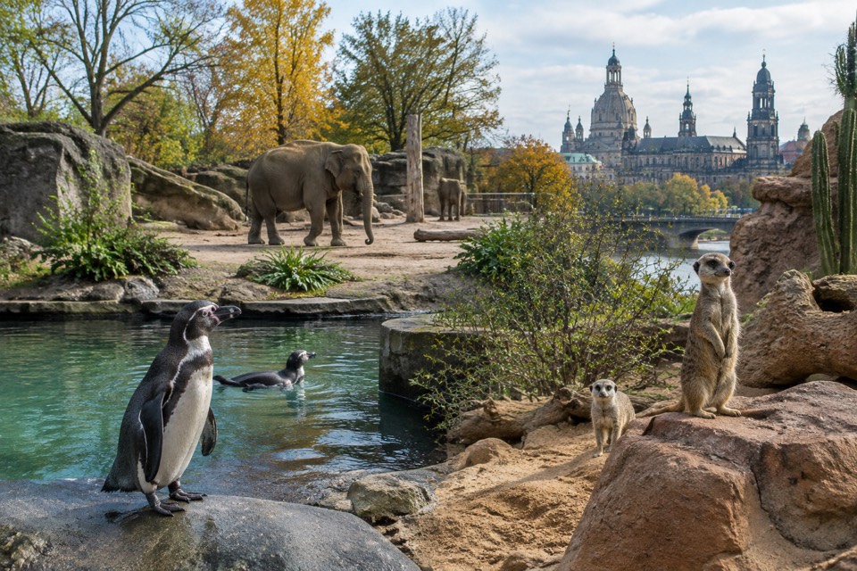 Dresden Zoo (animal and some desert scenes), Dresden