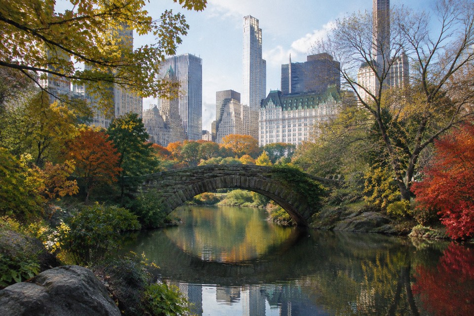 Gapstow Bridge, Central Park, New York