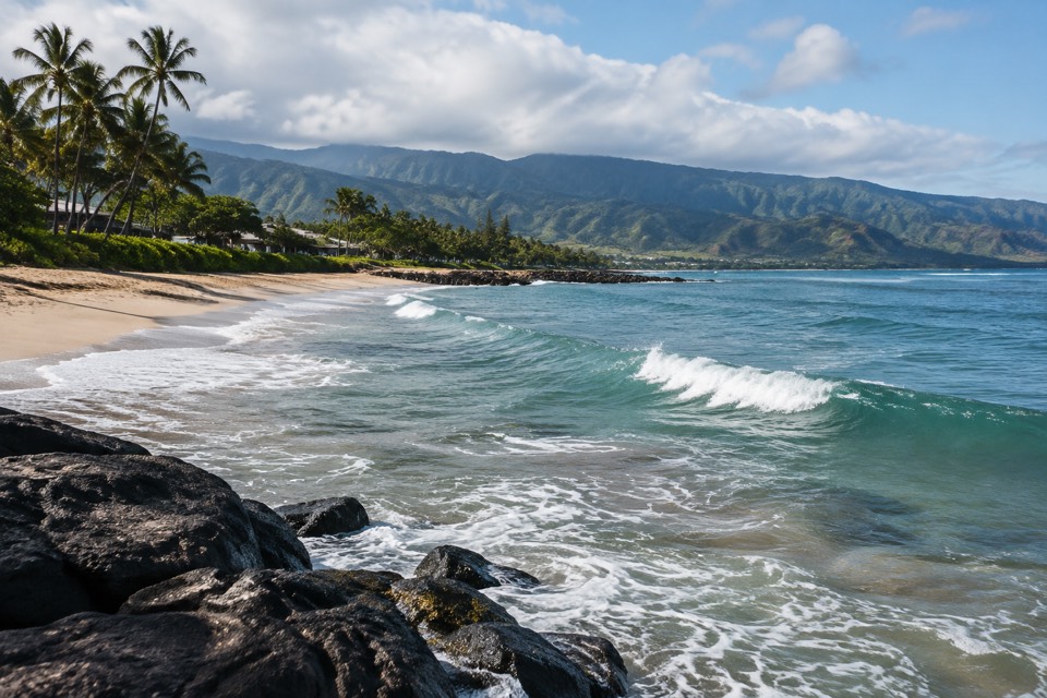 Haleiwa shoreline, Haleiwa
