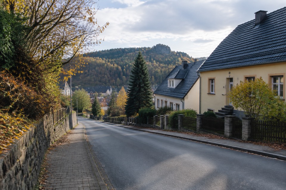 Hertigswalde road near Sebnitz, Sebnitz