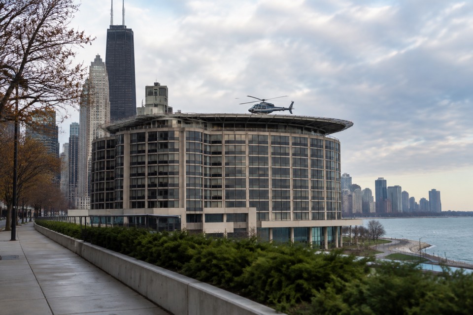 Hilton Chicago (heliport), Chicago