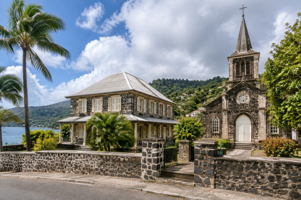 Honoré Police Station (Presbytery, Church of St Peter and St Paul), Deshaies