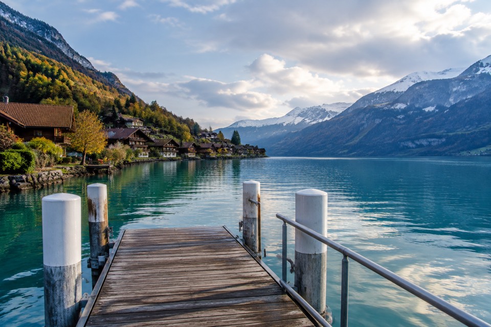 Iseltwald Pier, Lake Brienz, Iseltwald