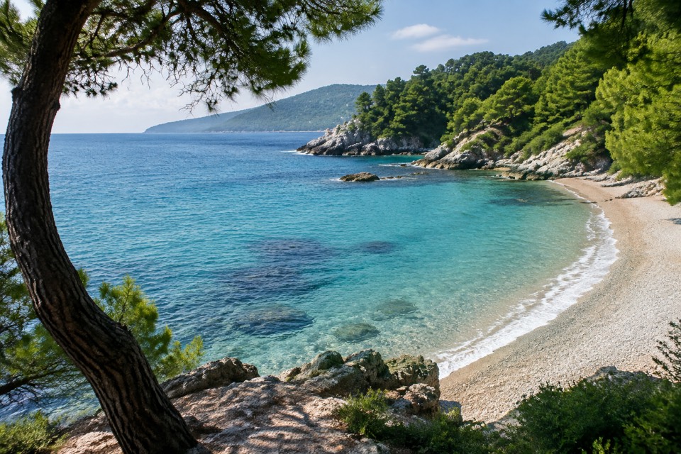 Kastani Beach, Skopelos