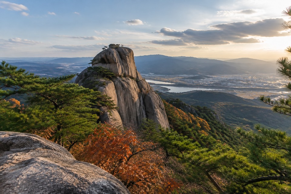 Madangbawi Rock (Mount Obong), Gyeongju