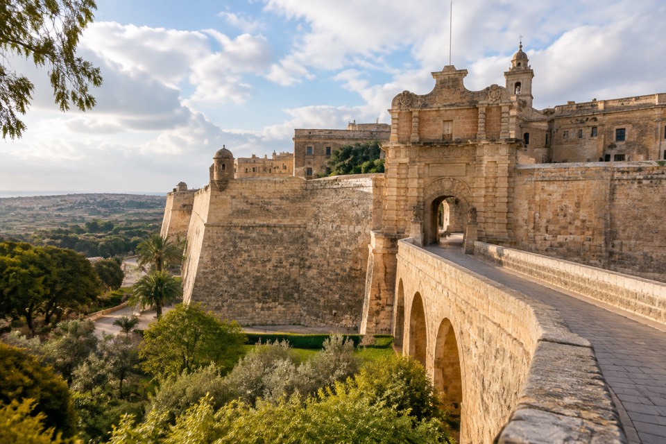 Mdina fortifications, Mdina