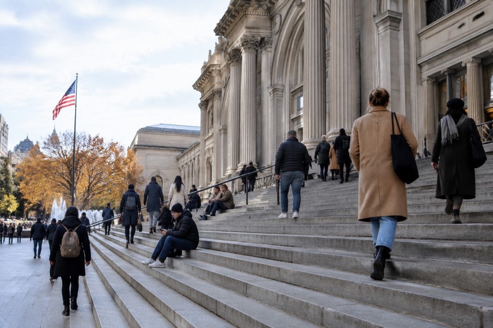 Metropolitan Museum of Art Steps, New York