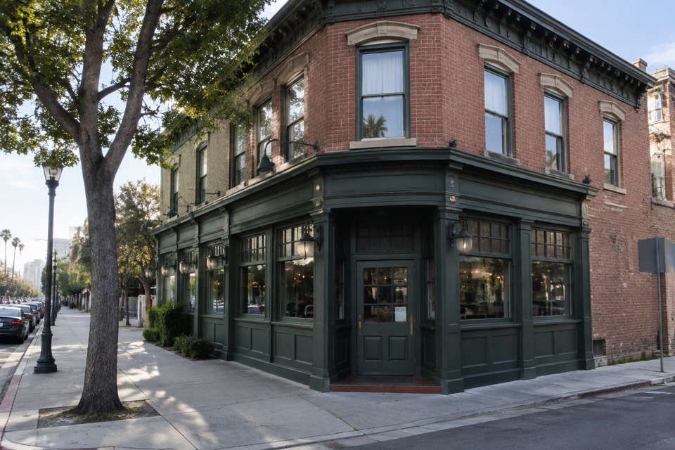Paddy's Pub exterior (Nate Starkman & Son building), Los Angeles