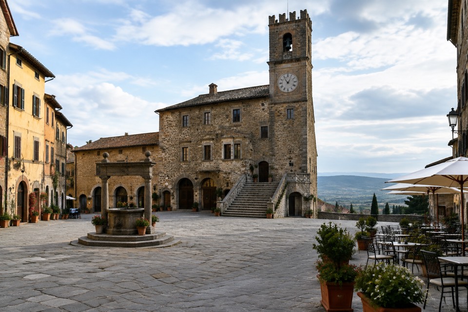 Piazza della Repubblica, Cortona