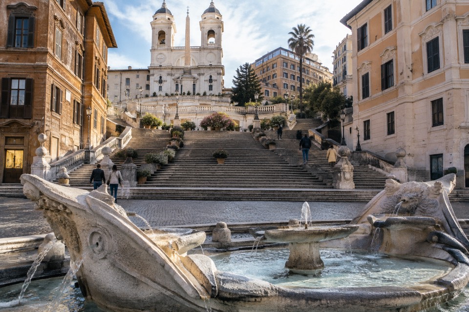 Piazza di Spagna / Spanish Steps, Rome