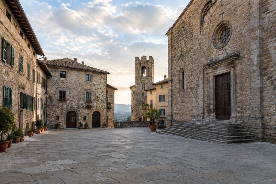 Piazza Signorelli, Cortona