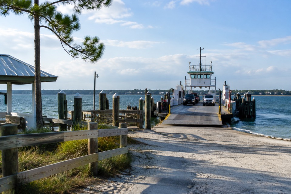 Point Washington Ferry Location, Point Washington