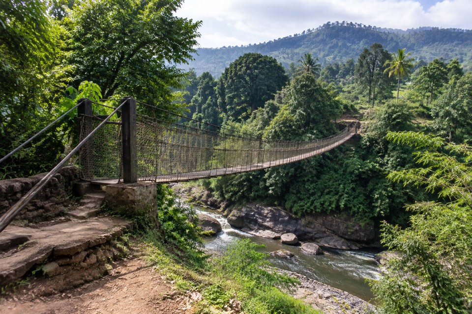Rope Bridge area near Kandy, Kandy