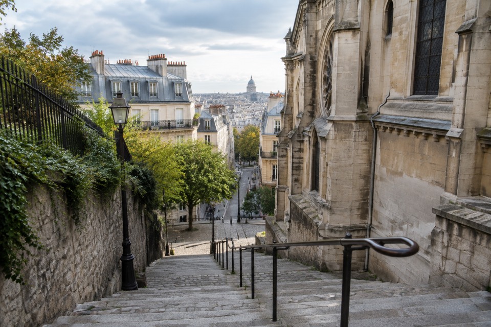 Saint-Étienne-du-Mont steps, Paris