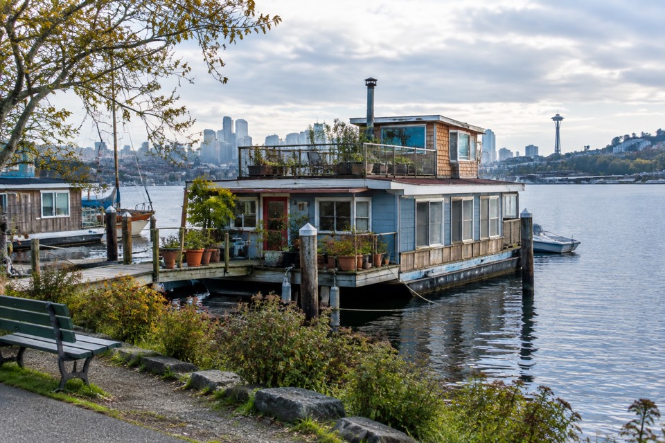 Sam's Houseboat, Lake Union, Seattle