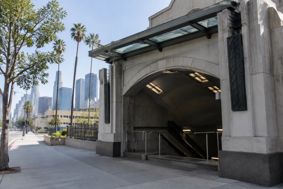 San Pedro subway set, Los Angeles