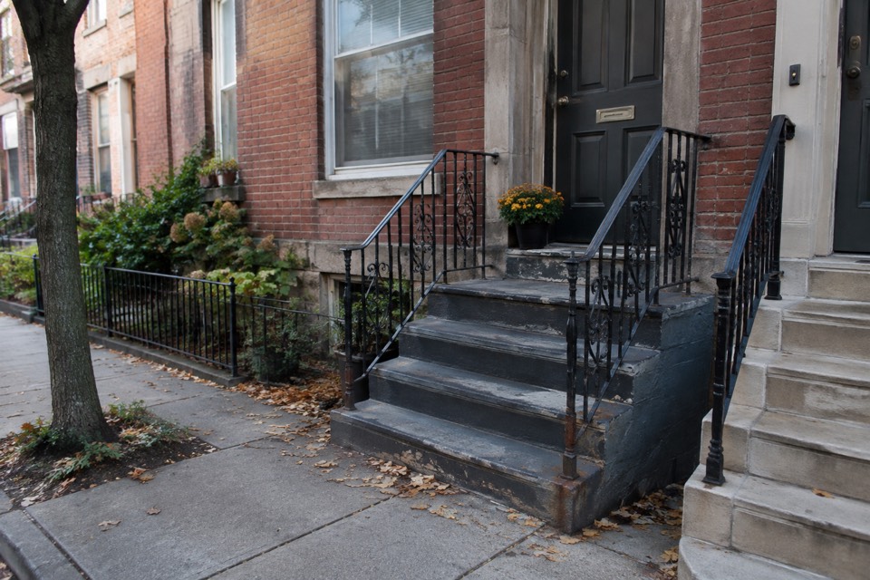 Stoop from 'Dennis and Dee Go On Welfare', Philadelphia