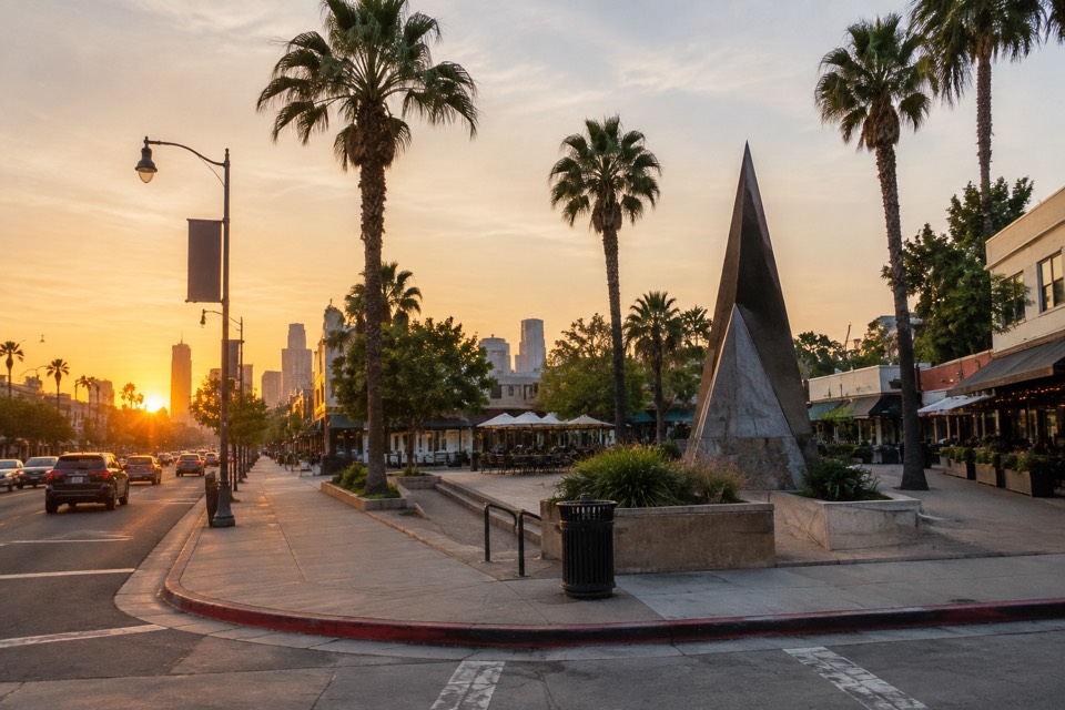 Sunset Triangle Plaza, Los Angeles