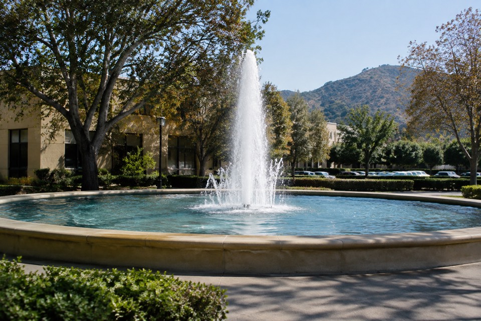 Warner Bros. Ranch Fountain, Burbank