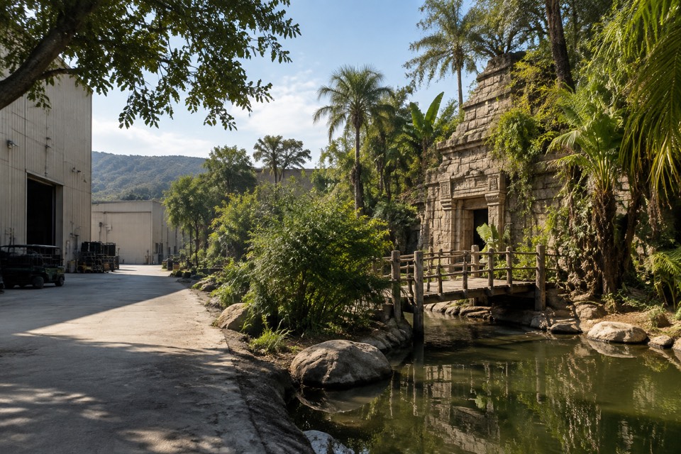 Warner Bros. Studios backlots and jungle sets, Burbank