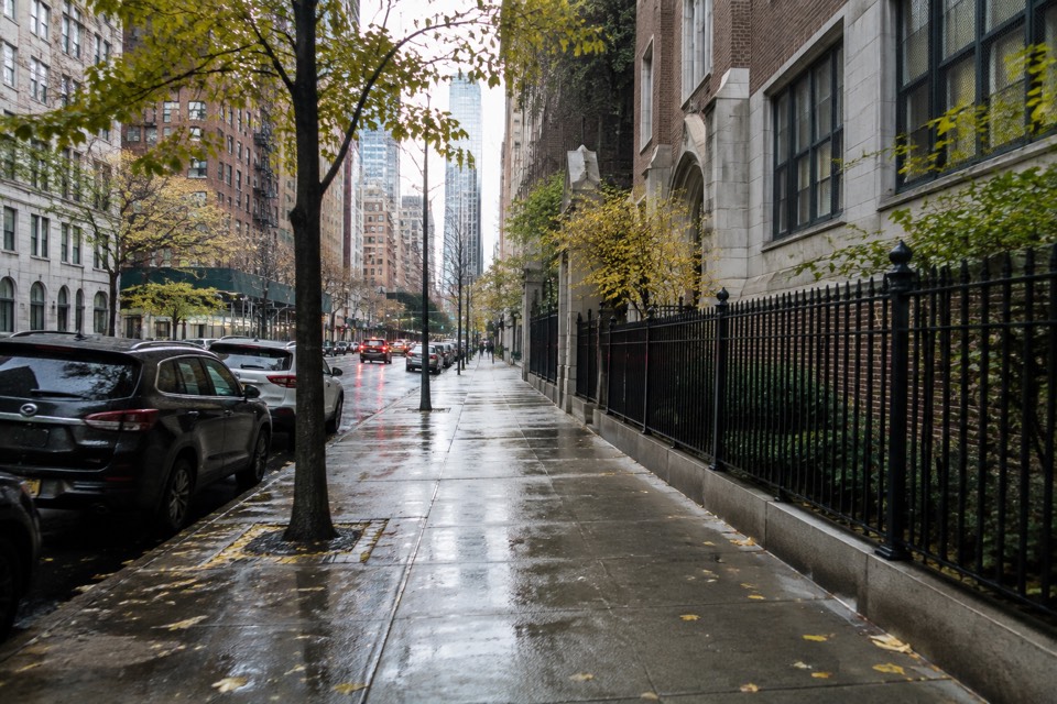 West 43rd Street (near Holy Cross School), New York City